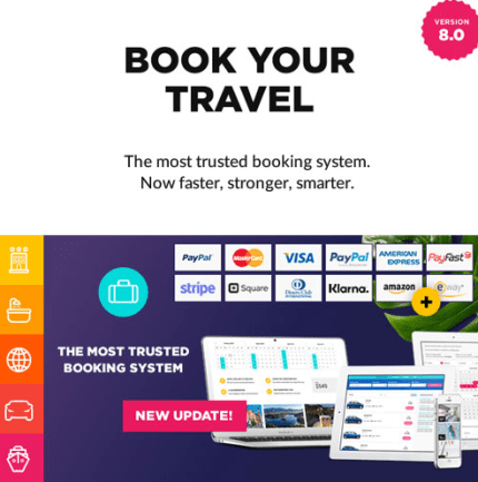 Book Your Travel – Online Booking WordPress Theme