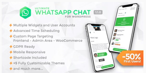 Ultimate WhatsApp Chat - WordPress WhatsApp Chat Support Plugin Ultimate WhatsApp Chat - WordPress WhatsApp Chat Support Plugin