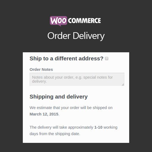 WooCommerce-Order-Delivery WooCommerce Order Delivery