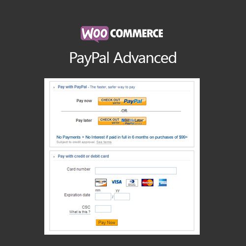 WooCommerce-PayPal-Advanced WooCommerce PayPal Advanced