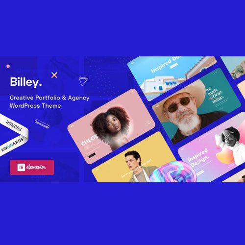 billey Billey – Creative Portfolio & Agency Elementor WordPress Theme