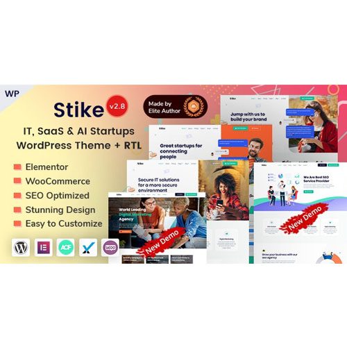 stike Stike – Technology & SEO IT Startup WordPress Theme